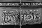 Photo vintage Poster advertising sideshow at the Rutland Fair, Vermont 1941