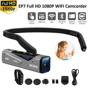 ORDRO EP7 Head Wear 4K 60fps Video Action Camera Camcorder Remote Control K1Q0