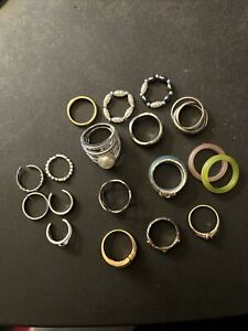 rings for women lot, Mostly Size 9 And Toe Rings