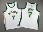 Jaylen Brown #7 Boston Celtics White Jersey City Edition Jersey Kids Sizes