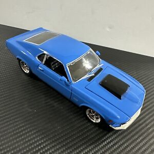 Motormax 1970 Ford Mustang Boss 429  blue 1/24 73303