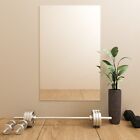 Gym Mirror Wall Mounted Kit with Safety Backing for Dance and Workout