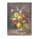 NY Art - 12x16 Lavish Floral Arrangement Original Oil Painting on Canvas! -Sale!