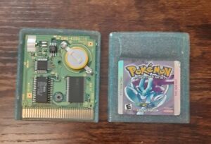 Pokemon Crystal GameBoy Color - Authentic, Tested & Saves, NEW BATTERY