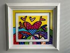 Britto, I Love This Land, Framed 3-D Mixed Art, Signed Collectors Item