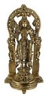 Whitewhale Standing Goddess Lakshmi with Prabhavali Brass Statue for Home Decor