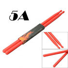One Pair Nylon Stick Drumstick 5A Drumsticks Nylon Tips Drum Sticks Red