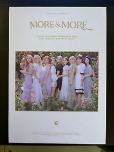 TWICE More & More Album (Incl. Photobook, and photo cards)