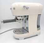 DAMAGED BOX - SMEG Cream Color Espresso Manual Coffee Machine - ECF02CRUS