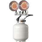 Mr. Heater Tank-Top Propane Heater, Double Burner, 30,000 BTU, Model# SRC30T