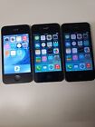 New ListingLot of 3 Apple iPhone 4 A1332 16GB  Black ( AT&T )