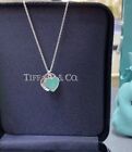 Tiffany & Co Sterling Silver Double Heart 🩵 Necklace 16”