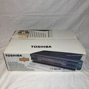 New Open Box Toshiba W-603 VCR VHS Video Recorder Player W/ Remote