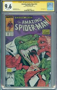 AMAZING SPIDER-MAN #313 CGC 9.6 SS SIGNED TODD MCFARLANE WHITE PAGES