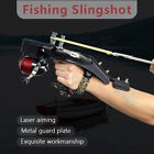 Fishing Bow Catapult Slingshot Archery Laser Hunting Shooting Fishing Reel Set