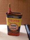Vintage Tin Oiler Oil Can RuGlyde Rubber Cleaner