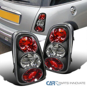 Fits 02-04 Mini Cooper Black Parking Tail Lights Rear Brake Lamps Left+Right (For: More than one vehicle)