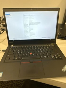 Lenovo ThinkPad T490s Touch Laptop i7-8565U 1.8GHz 16GB RAM 512GB SSD Win 10 Pro
