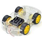 2WD 4WD Robot Smart Car Chassis Kits with Speed Encoder 65x26mm Tire for Arduino