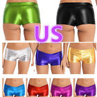 US Woman Low Waisted Stretch Shorts Hot Pants Yoga Workout Fitness Casual Shorts