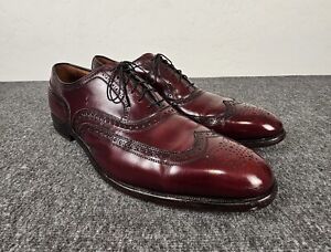 Allen Edmonds McAllister Wingtip Dress Shoes Size Oxblood Red Oxfords Mens 15 C