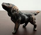 Vintage Brass Dog Retriever Figurine 2.5 X 1.75 Inches