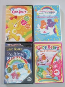 4 Care Bears DVD DVDs Adventures in Care a Lot Bedtime Stories Care A Lot