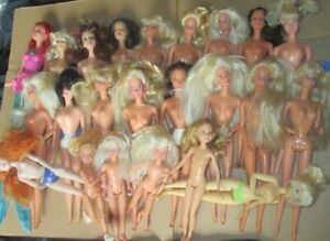 Huge lot of 23 BARBIE Disney & other Fashion Dolls NUDE 4 Play BOXLOT