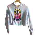 Despicable ME Cropped Hoodie Sweatshirt Independent Trading Co Tie Dye XS