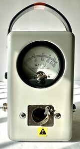 Vintage Bird Model 43 Watts 50 OHMS Thruline RF Portable Power Wattmeter 4301