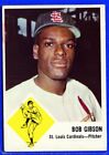 1963 Fleer Baseball Card #61 Bob Gibson - Ex