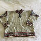 Dale Of Norway Womens SZ M 100% Wool Sweater Embroided Dale Classic Pullover