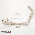 For Yamaha YZF-R7 MT-07 XSR700 2021-2023 Header Exhaust Pipe 51mm Muffler System