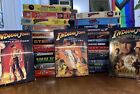 Superhero Marvel DC Comics VHS Indiana Jones Holographic Cases DVD Lot of 30