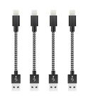5 Inch iPhone Charger MFi-Certified Cable Braided Short Cord for iPad 4-Pack
