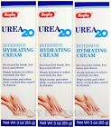 Rugby Urea 20 % Cream Intensive Hydrating 3oz / 85gm ( 3 pack )