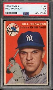 1954 Topps Baseball #239 Bill Skowron PSA 5