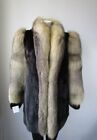 Women's Sz 6 Mink Fur Coat Jacket Fox Fur MINT