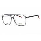 Tommy Hilfiger Men's Eyeglasses Grey Plastic Rectangular Frame TJ 0009 0KB7 00
