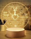 Mothers Day Gifts for Wife, Romantic Night Light Gifts for Her Wife, Best Gift