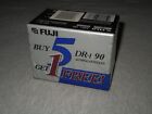 New ListingVINTAGE 5 PACK OF FUJI DR-I 90 AUDIO CASSETTES TAPES-NEW OLD STOCK