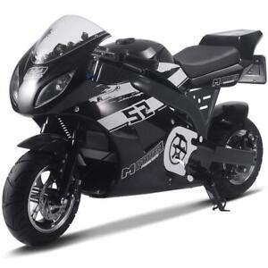 MotoTec 1000w 48v Electric Powered Superbike Black 3 Adjustable Speeds Ages 16+✅