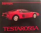 Ferrari Testarossa  8”x 10” Rare.Out Of Print Car Poster! WOW! Stunning! Own It!