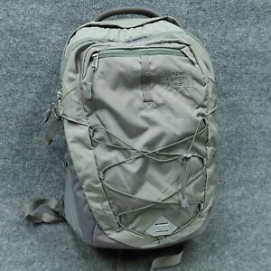 North Face Borealis Backpack Gray Outdoor School Work Laptop Carry Hike STAINED