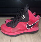 Nike LeBron 8 V2 Spark Solar Red Pink GS Size 5.5Y 2010 431888 601