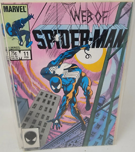 WEB OF SPIDER-MAN #11 BLACK SUIT APPEARANCE *1986* 9.2
