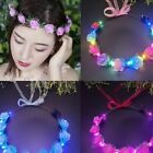 LED Flower Headband , Light Up Flower Crown Rainbow