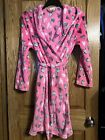 Womens HEARTS w/pockets super soft cozy - Fleece robe ~ One size fits all