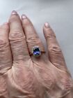 Blue Tanzanite Ring.  14K ! Beautiful Ring!