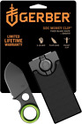 NEW Gerber Fixed Blade Concealed Pocket Knife Money Clip Credit Card Wallet G10